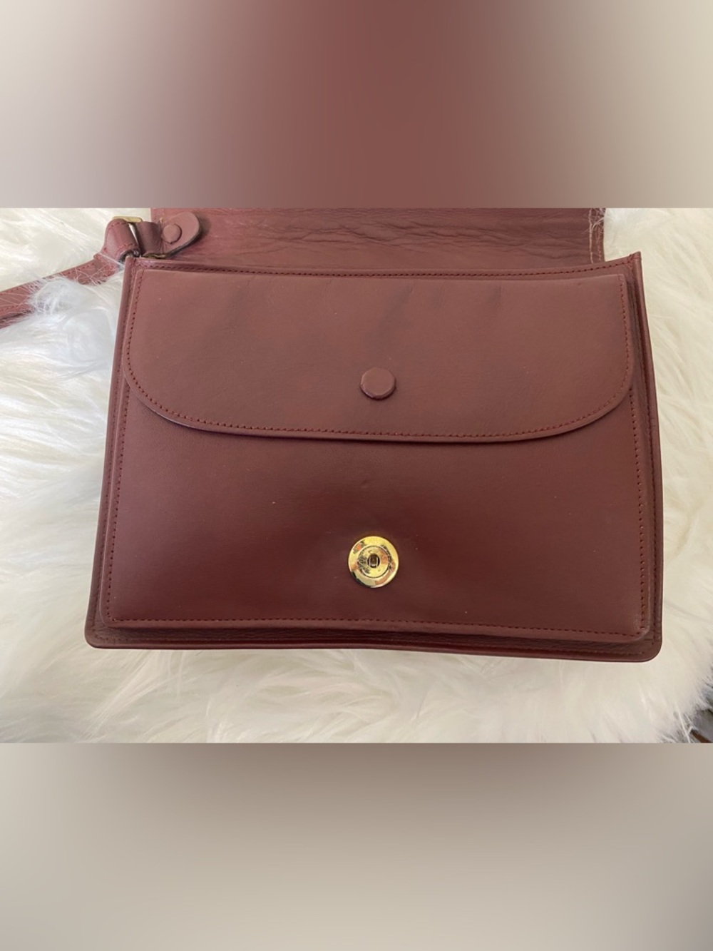 Cartier Vintage Must de Cartier 21 Bordeaux leather Clutch Circa 1990s Authentic - Picture 12 of 17
